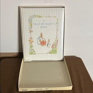vintage Beatrix Potter Peter Rabbit Baby's Days record book memory keepsake